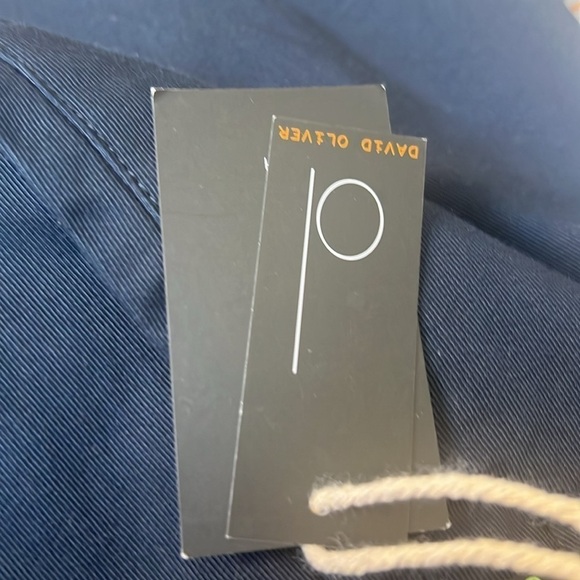 David Oliver Boys Size 18 Slim Navy Blue Rick Chino Pants Cotton Brand New - Picture 9 of 9